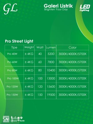 GL LED Pro Street Light